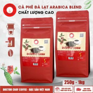 Cà Phê Đà Lạt Arabica Blend Doctor Chay Coffee- Trọng lượng 250g đến 1kg - Đậm Vị - Nguyên Hạt - Chất Lượng Cao