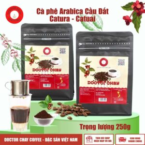 Cà phê Arabica Cầu Đất Catura - Catuai Doctor Chay Coffee 250g