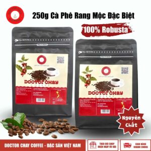 250g Cà Phê Rang Mộc Đặc Biệt DOCTOR CHAY COFFEE
