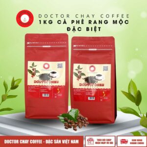 1kg Cà Phê Rang Mộc Đặc Biệt DOCTOR CHAY COFFEE