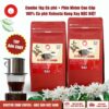 Phin nhôm cao cấp + 1kg Cà phê Robusta rang xay Đặc Biệt