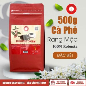 [TRỢ GIÁ] 500g Cà Phê Rang Mộc Đặc Biệt DOCTOR CHAY COFFEE