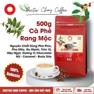 [TRỢ GIÁ] 500g Cà Phê Rang Mộc DOCTOR CHAY COFFEE